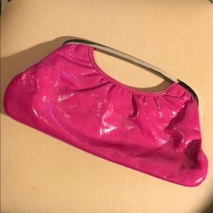Express hot pink clutch